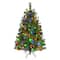 4.5ft. Pre-Lit Colorado Pine Artificial Christmas Tree, Dual Function LED Lights